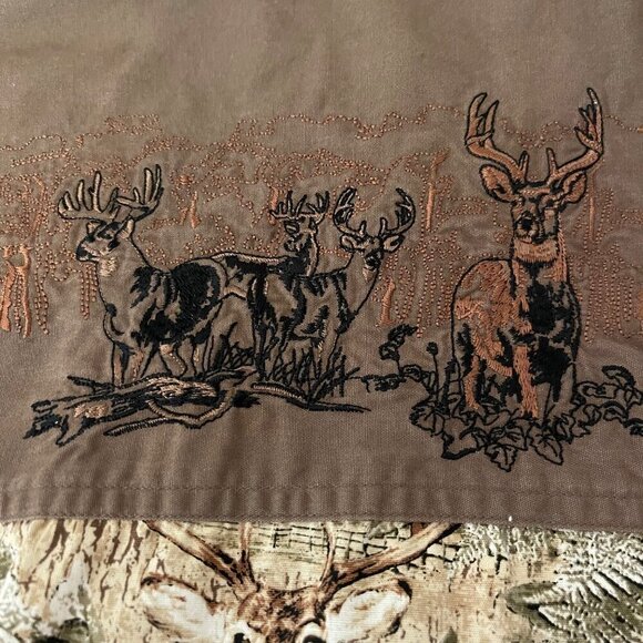 RedHead Men Shirt Size M Hunting Embroidery Outdoor Western Y2K Camo Button Down - Picture 9 of 13